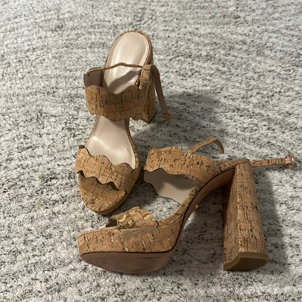 Cork Platform Heels - image 3